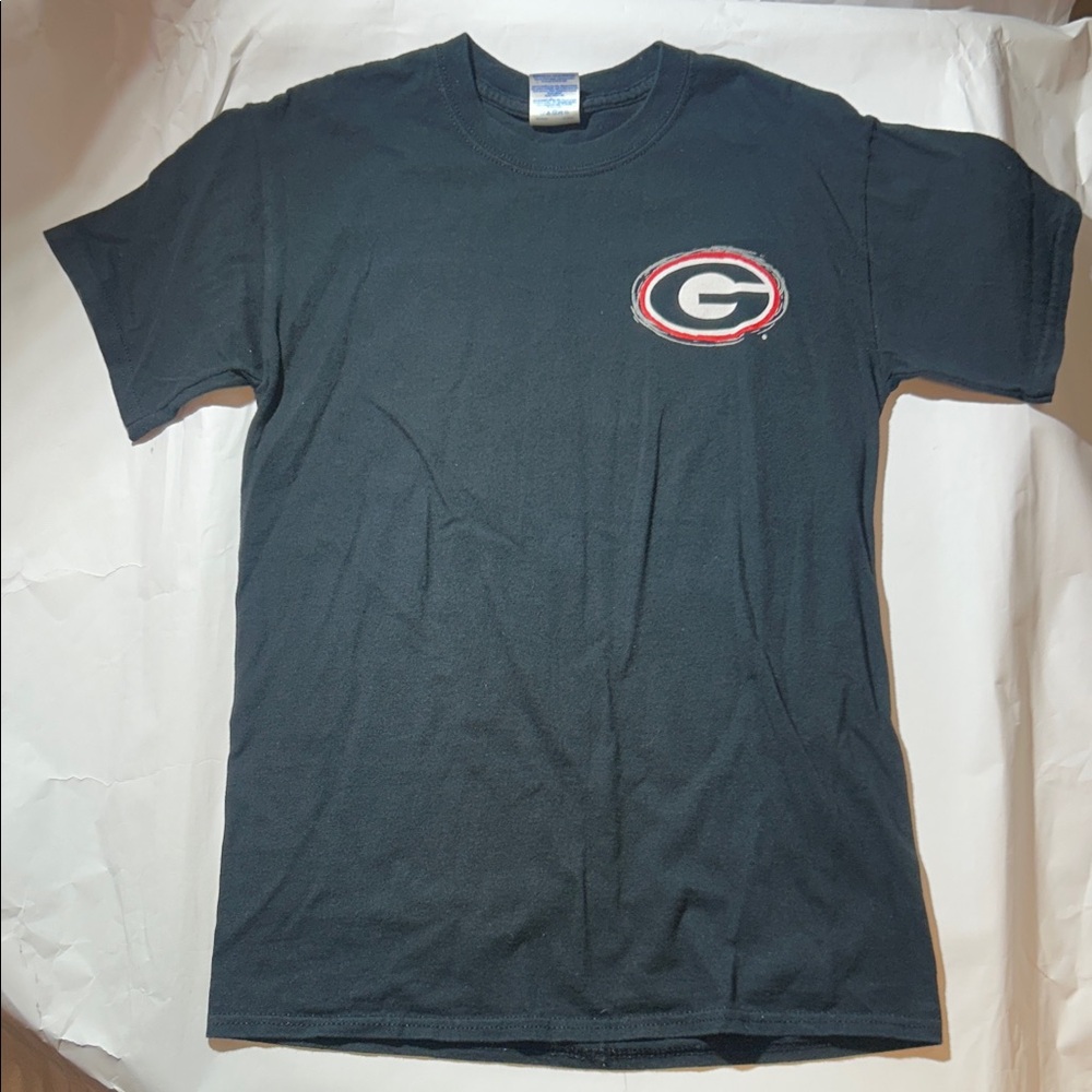 Georgia Bulldogs ‘Good Ol’ Rocky Stomp!’ UGA Black Graphic Tee